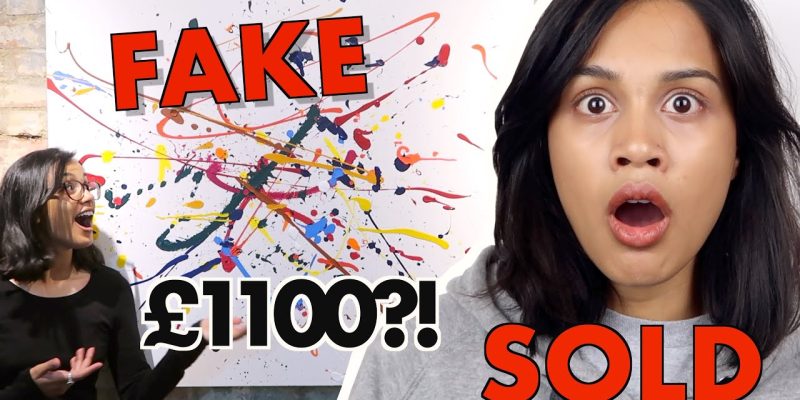 SHE FAKED AN ART GALLERY IN LONDON AND SOLD MY PAINTINGS *it worked!!*